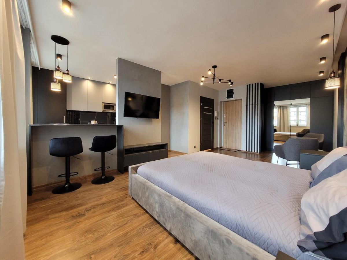 Apartament Stare Miasto Gdansk Z Widokiem Na Motlawe 外观 照片