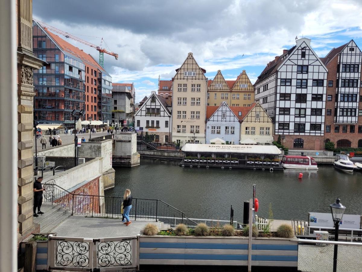 Apartament Stare Miasto Gdansk Z Widokiem Na Motlawe 外观 照片