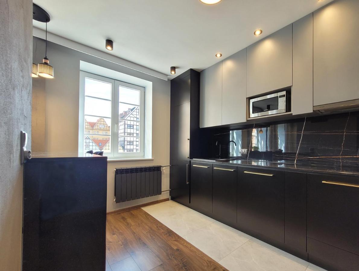 Apartament Stare Miasto Gdansk Z Widokiem Na Motlawe 外观 照片